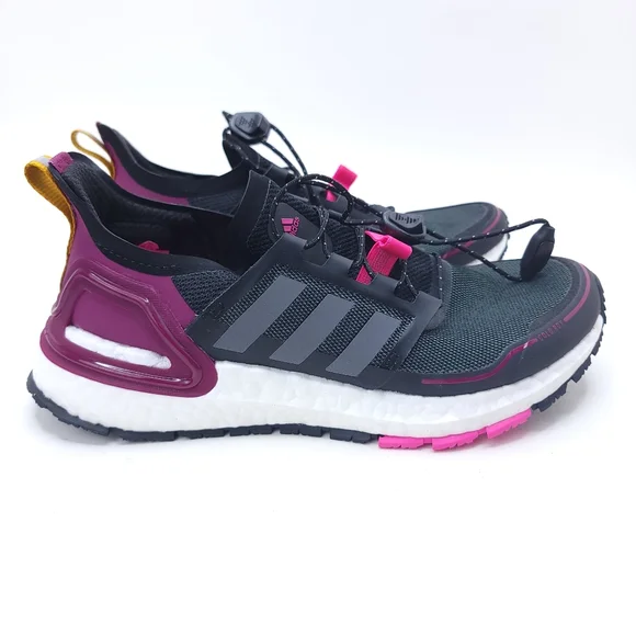 Adidas UltraBoost C.RDY Black Pink Grey Q46489 Mens Size 4 Womens Size 5.5 - Picture 1 of 5